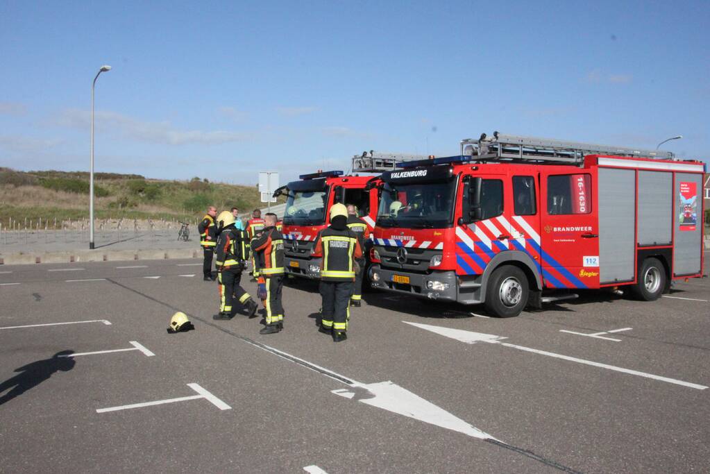 Flinke inzet bij duinbrand