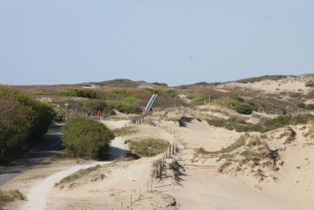 Flinke inzet bij duinbrand