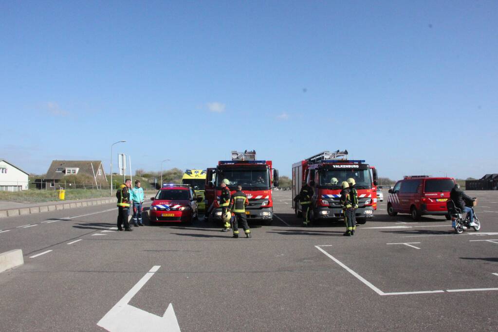 Flinke inzet bij duinbrand