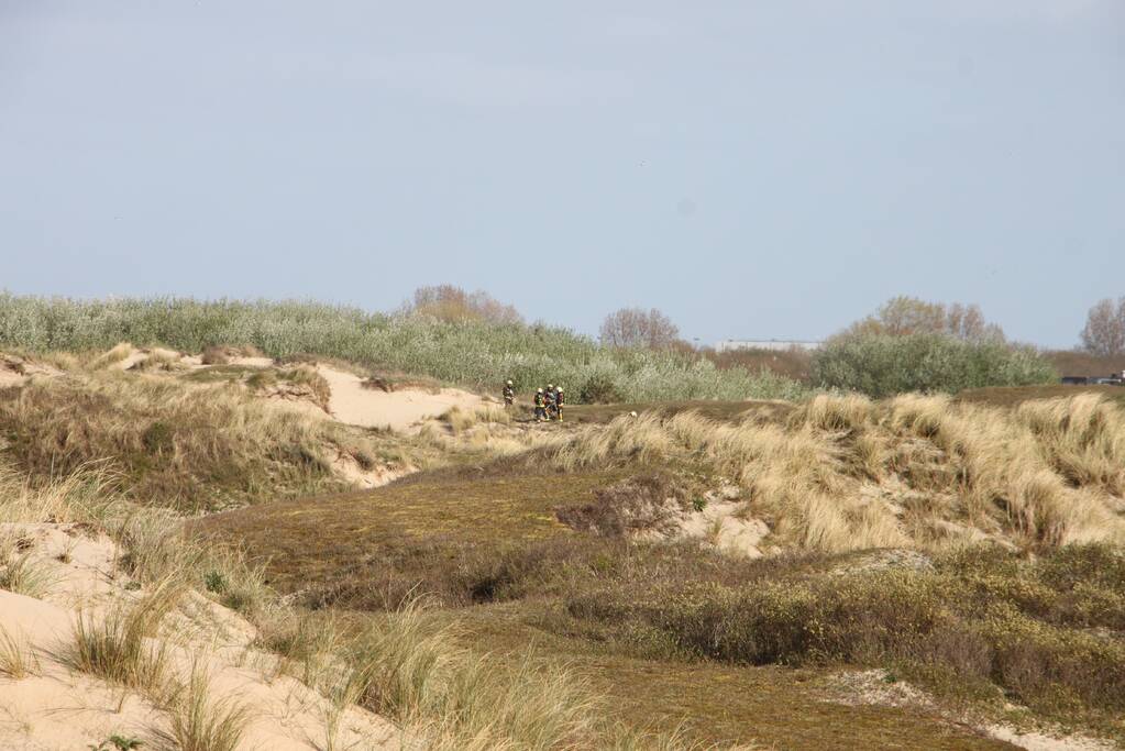 Flinke inzet bij duinbrand
