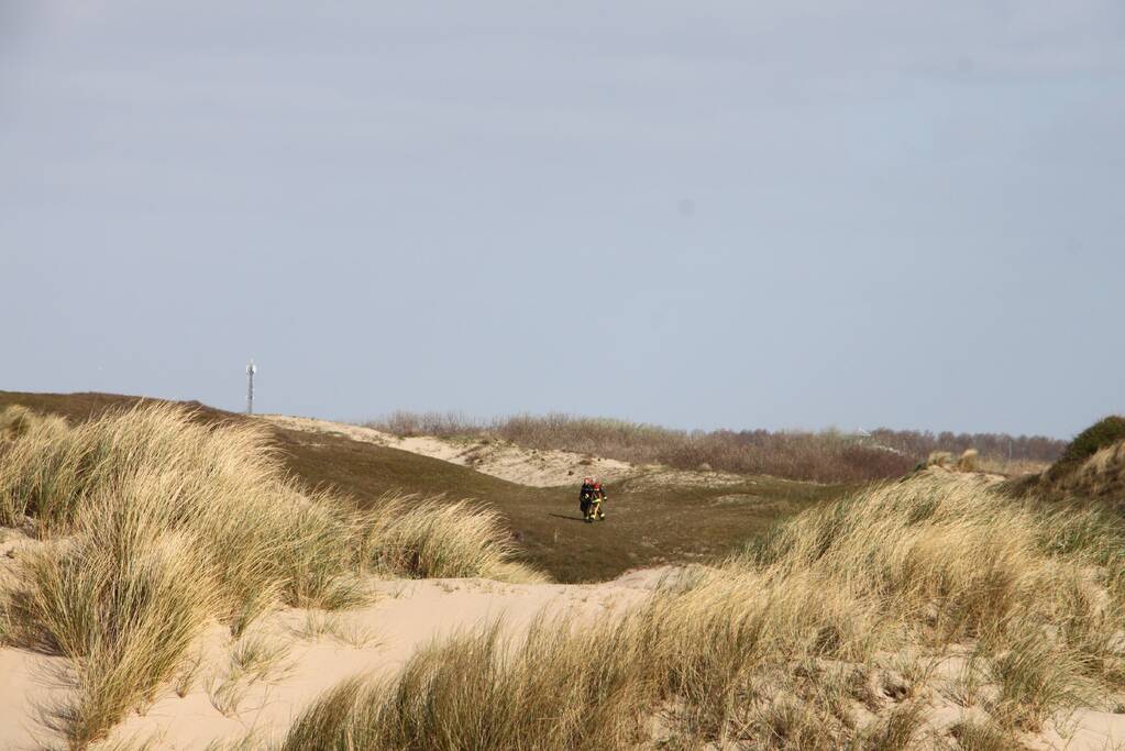 Flinke inzet bij duinbrand