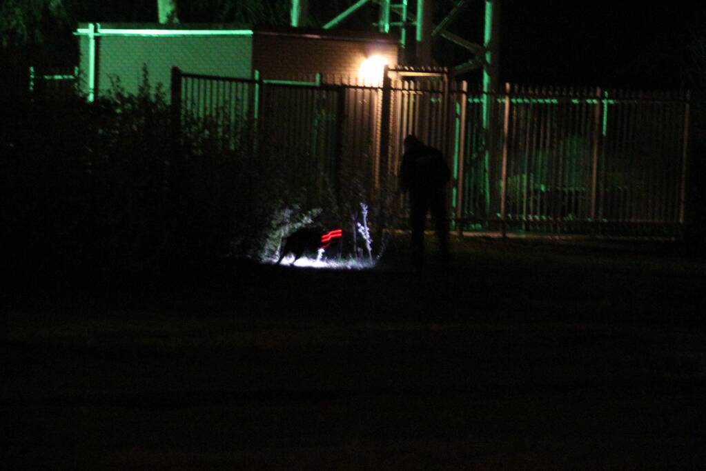 5G zendmast in brand gestoken