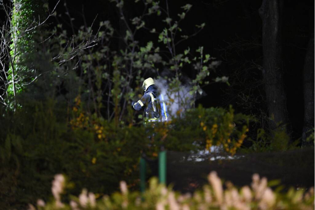 Flinke rookontwikkeling bij schoorsteenbrand op vakantiepark