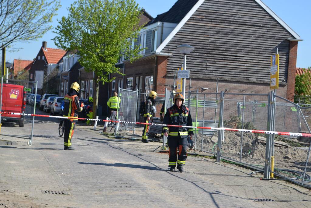 Gaslucht tijdens graafwerkzaamheden