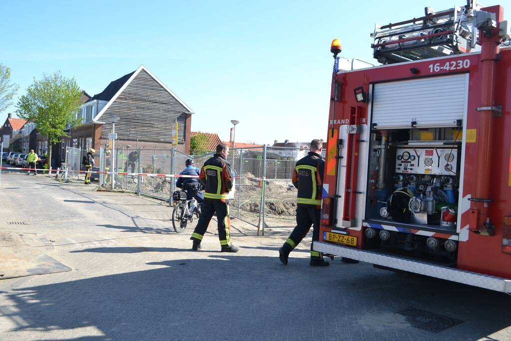 Gaslucht tijdens graafwerkzaamheden