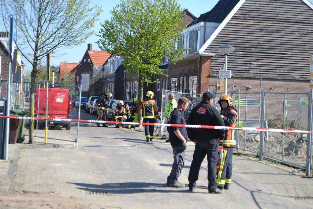 Gaslucht tijdens graafwerkzaamheden