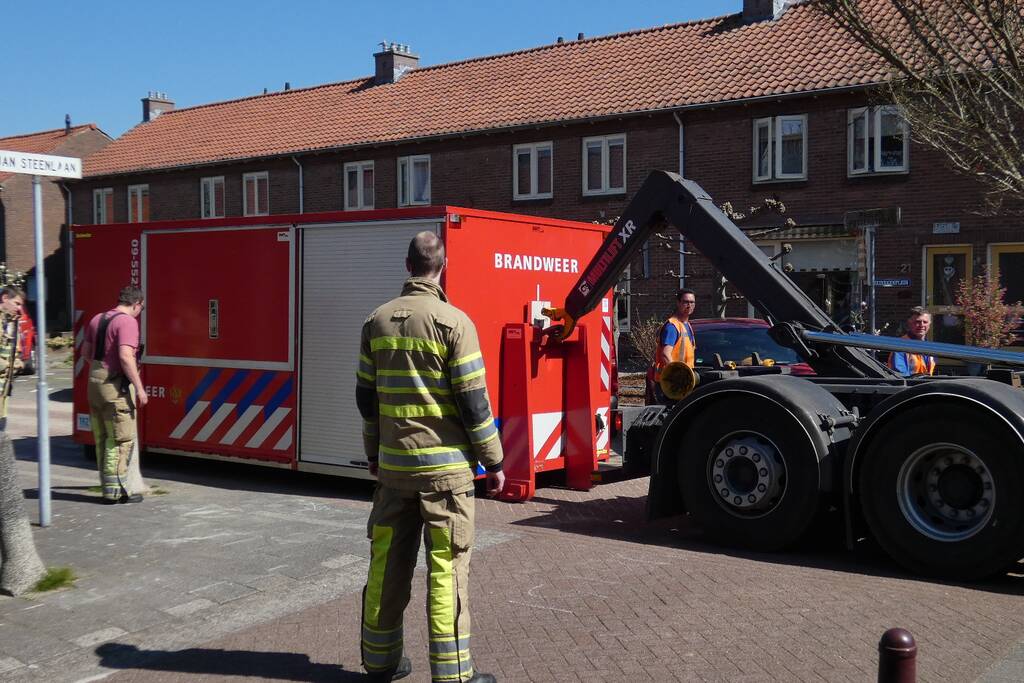 Kruipruimtes acht woningen volgelopen met water
