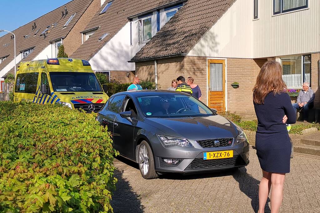 Persoon op scootmobiel gewond na aanrijding