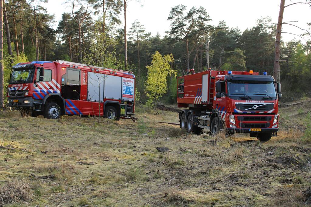 Wederom brand op de Brunssummerheide