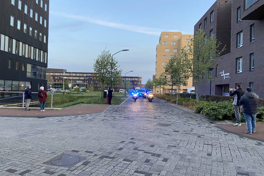 Lasershow voor zorgmedewerkers