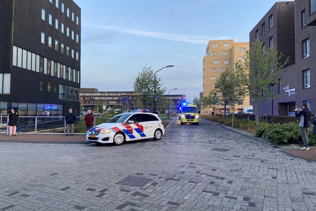 Lasershow voor zorgmedewerkers