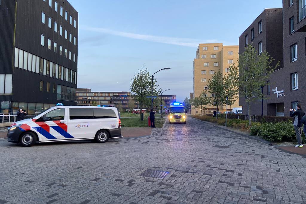 Lasershow voor zorgmedewerkers
