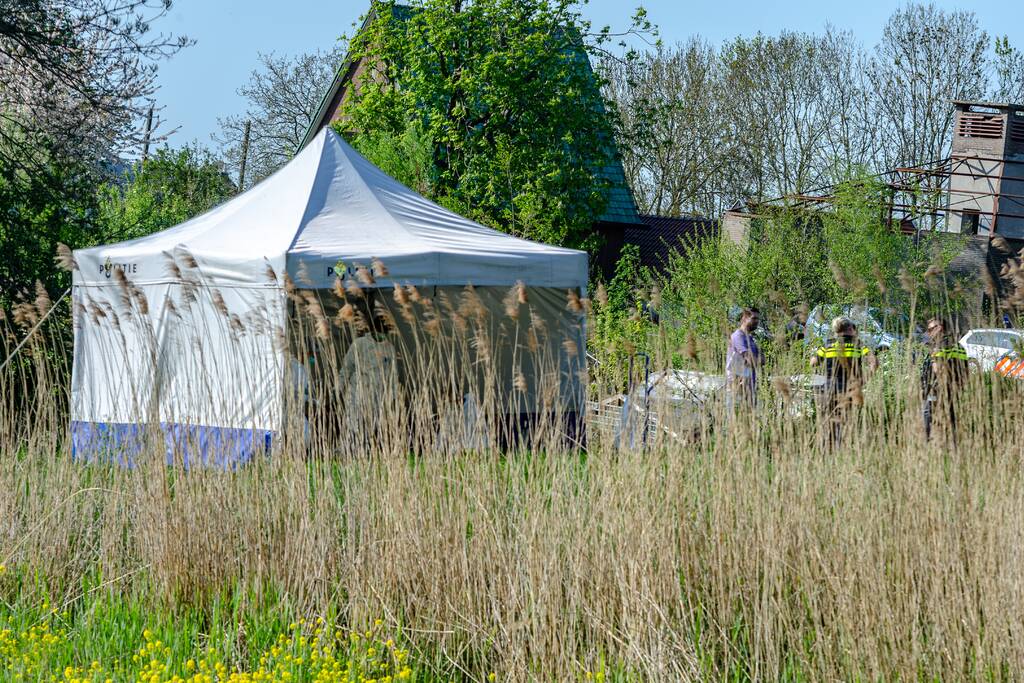 Dode aangetroffen in sloot bij volkstuinen Ridderspoor