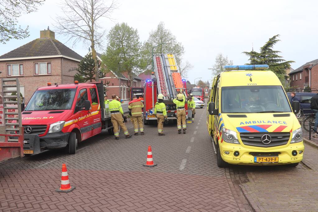 Man bedolven onder puin bij sloopwerkzaamheden