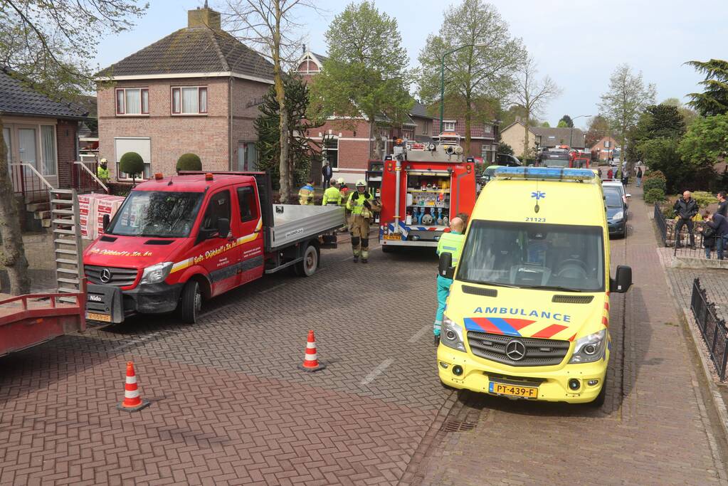 Man bedolven onder puin bij sloopwerkzaamheden