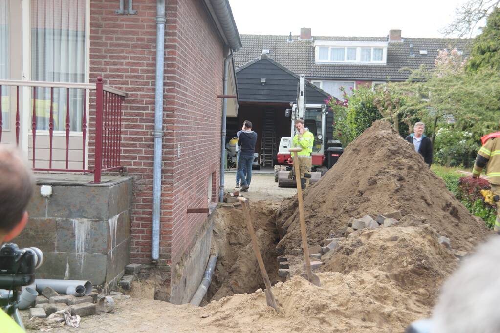 Man bedolven onder puin bij sloopwerkzaamheden