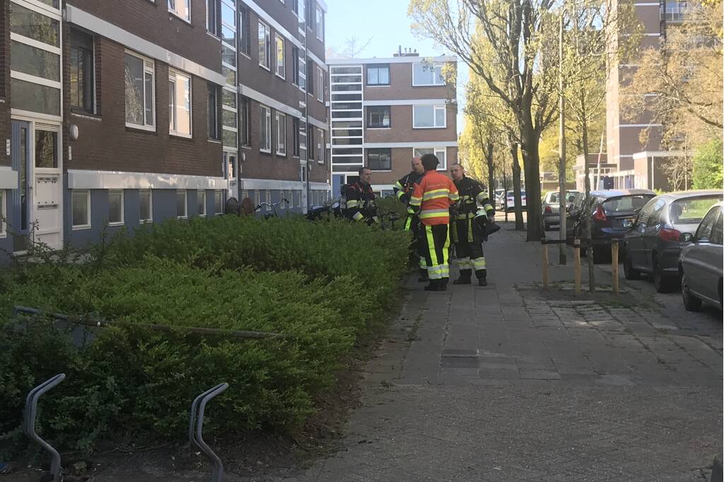 Vreemde lucht in kelderbox van flat