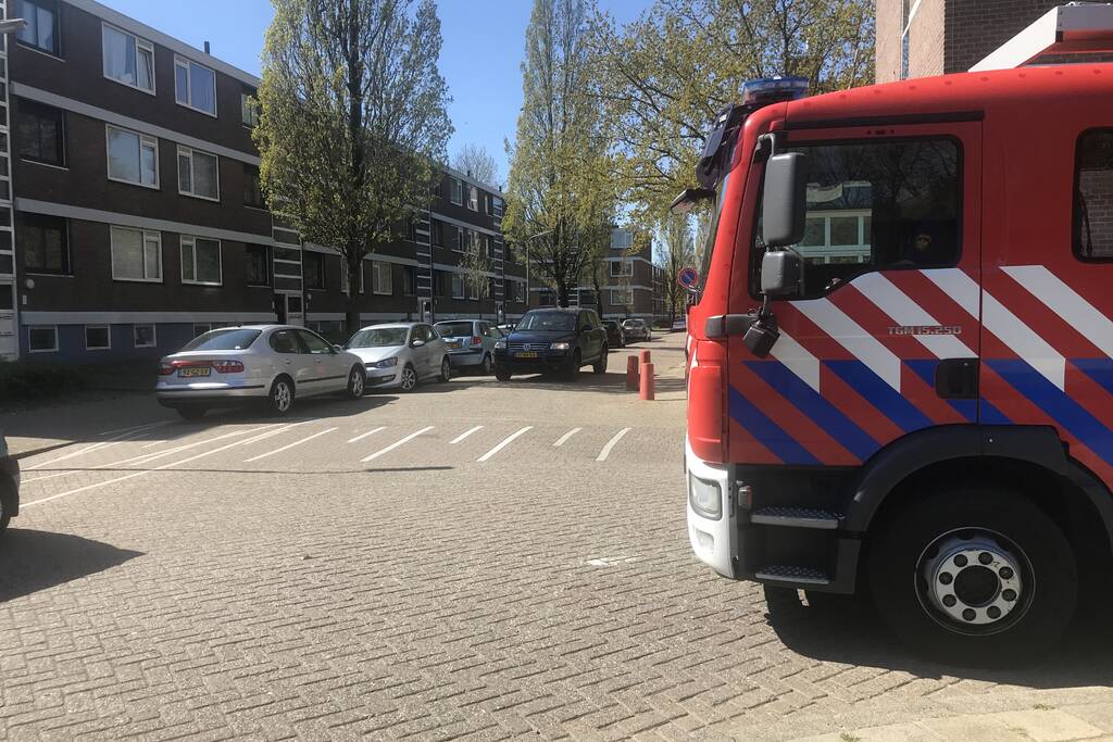 Vreemde lucht in kelderbox van flat