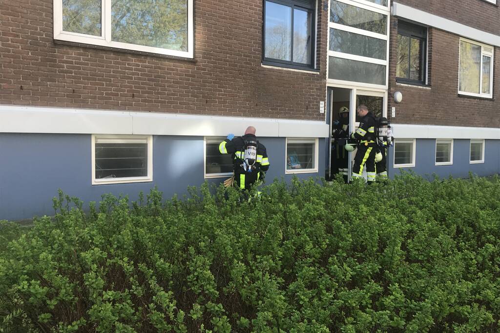 Vreemde lucht in kelderbox van flat
