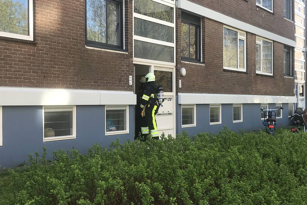 Vreemde lucht in kelderbox van flat