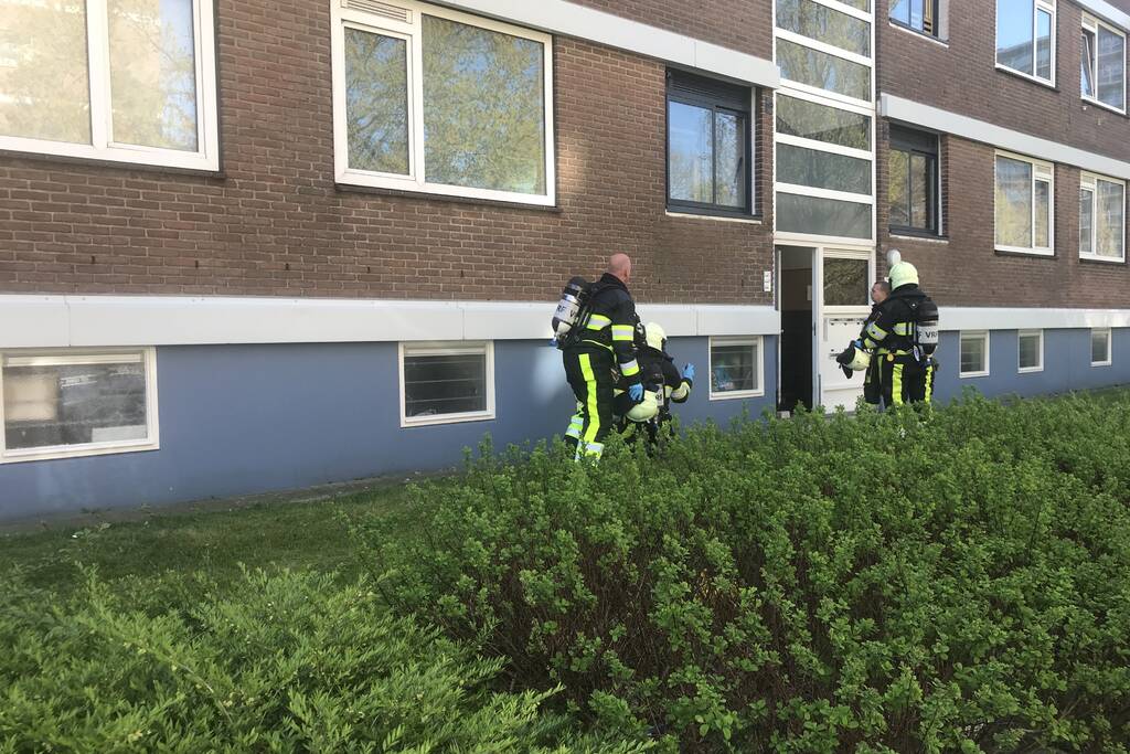 Vreemde lucht in kelderbox van flat