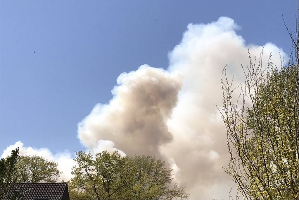 Grote brand in natuurgebieden