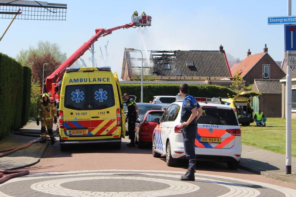 Persoon gewond bij uitslaande brand in schuur