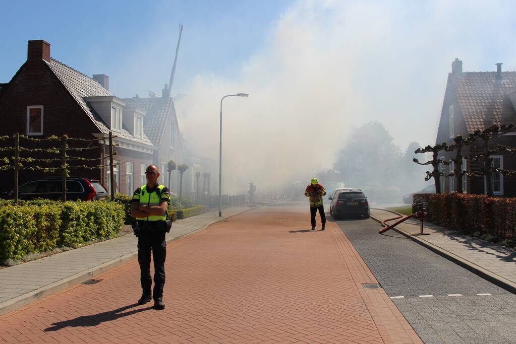 Persoon gewond bij uitslaande brand in schuur