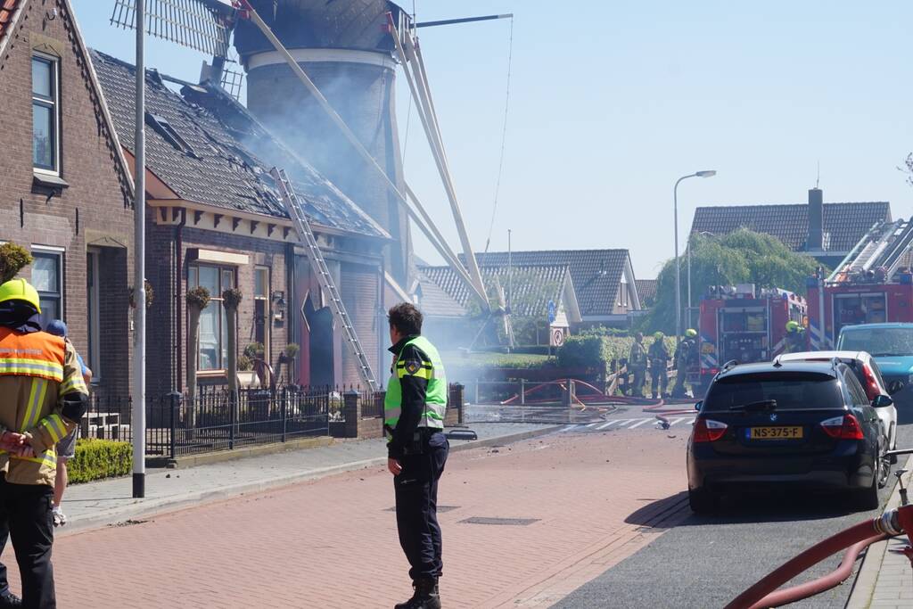 Persoon gewond bij uitslaande brand in schuur