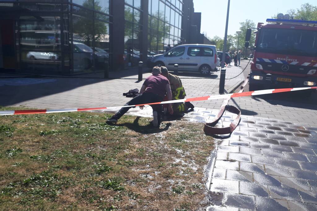 Brand in keuken van woning