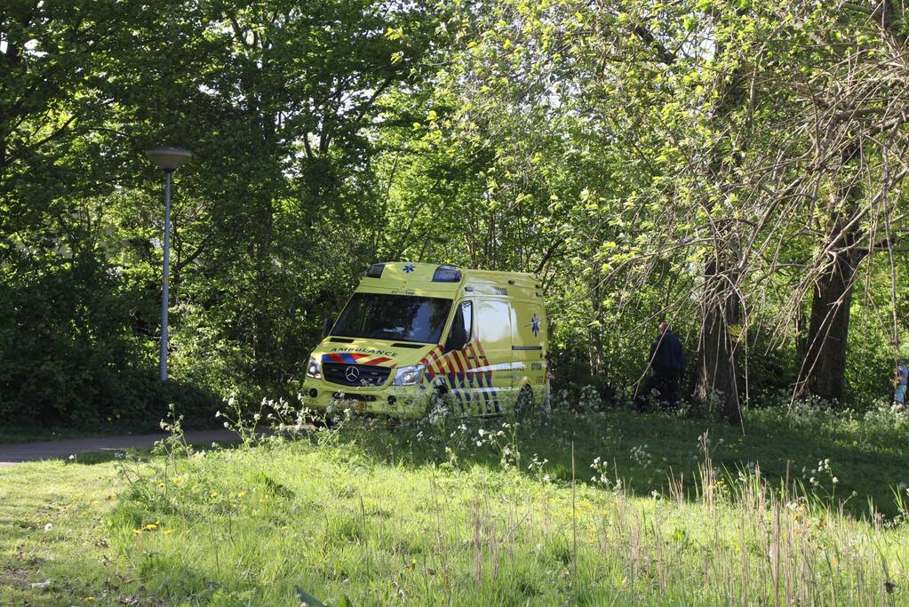 Fietsster gewond na val