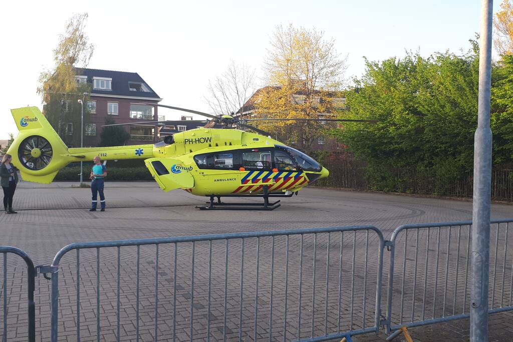 Traumahelikopter brengt patiënt van Duitsland naar St. Jansdal Ziekenhuis