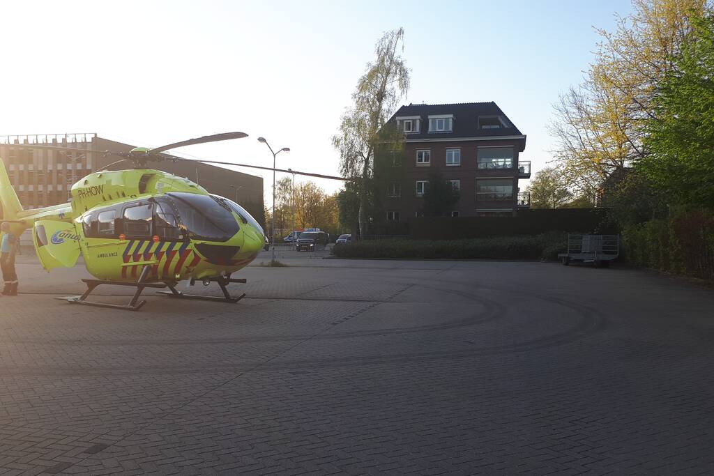 Traumahelikopter brengt patiënt van Duitsland naar St. Jansdal Ziekenhuis