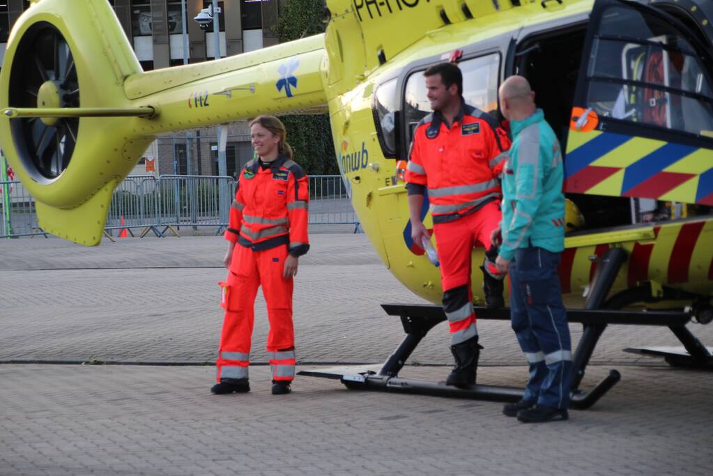 Traumahelikopter brengt patiënt van Duitsland naar St. Jansdal Ziekenhuis