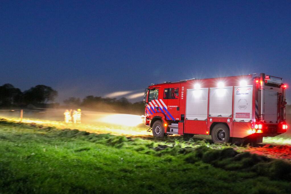 Stuk weiland vat vlam