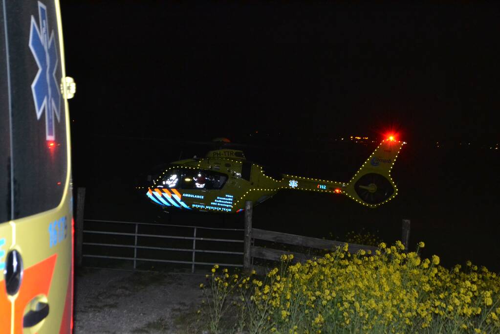 Voertuig te water, bestuurder spoorloos