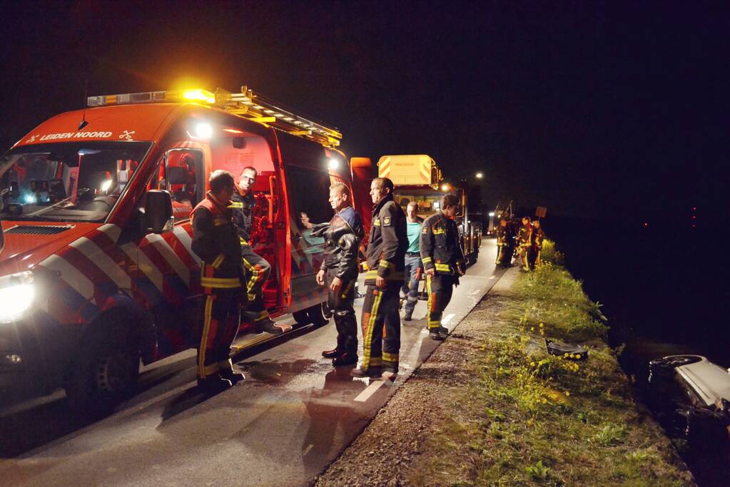 Voertuig te water, bestuurder spoorloos