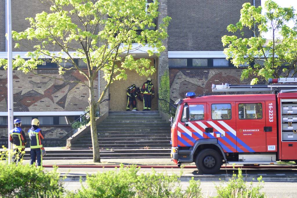 Grote brand in voormalige kerk en uitvaartcentrum