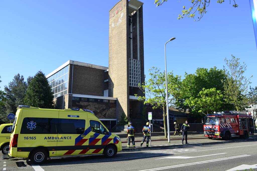 Grote brand in voormalige kerk en uitvaartcentrum