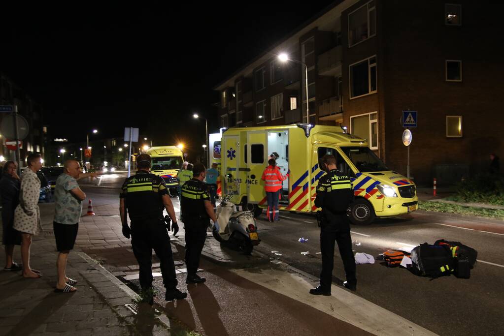 Brommerrijder zwaargewond na eenzijdig ongeval