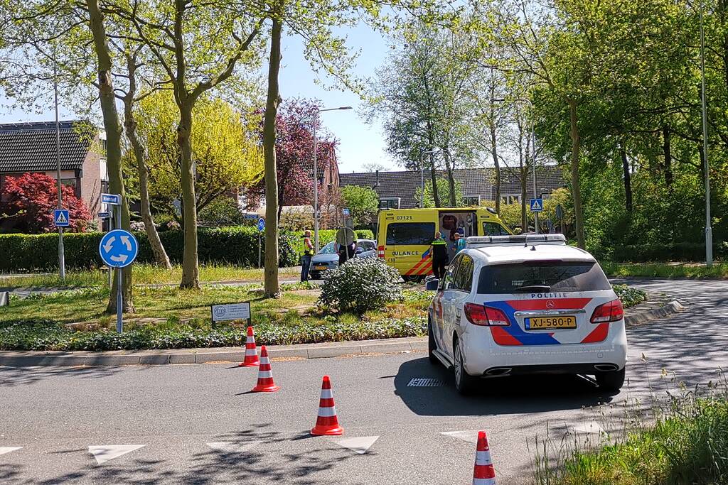Fietser gewond bij aanrijding met auto