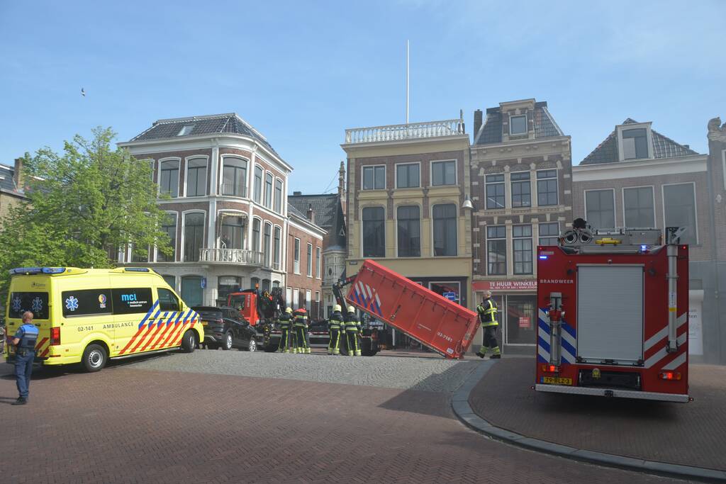 Grote brand bij Discus Muziek
