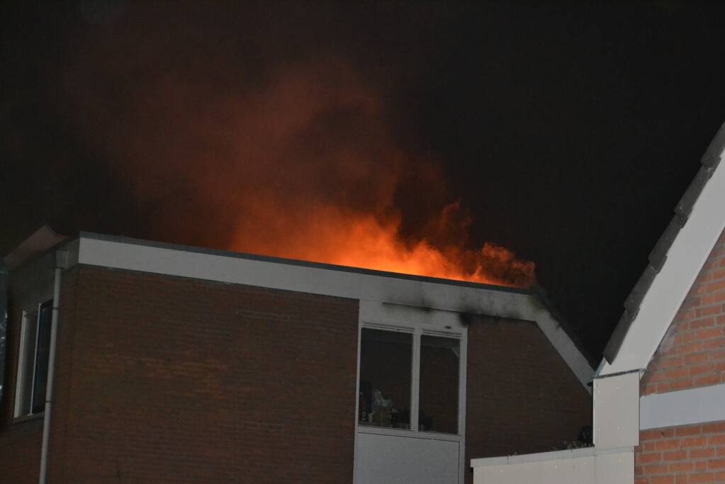 Uitslaande woningbrand