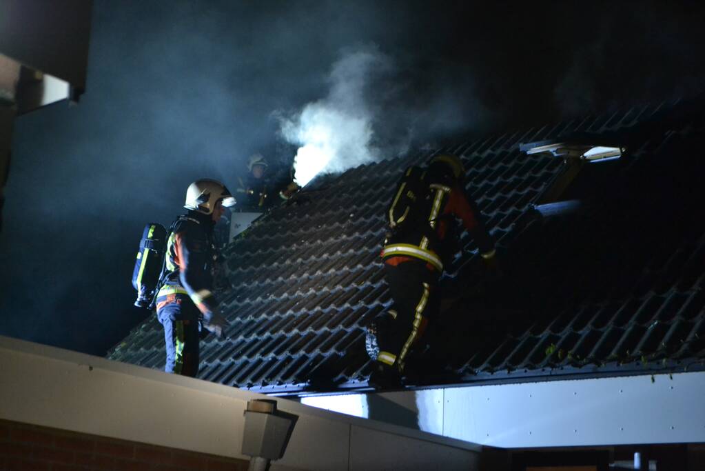 Uitslaande woningbrand