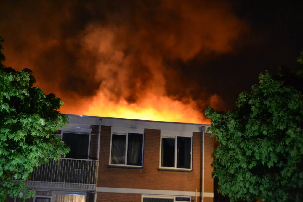 Uitslaande woningbrand