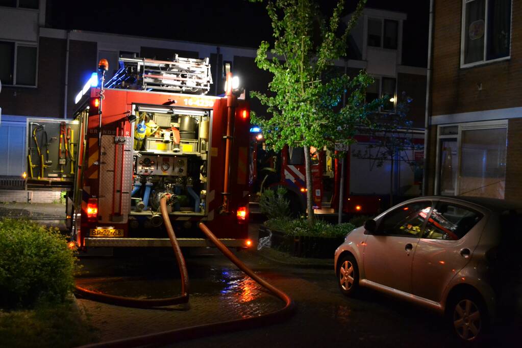 Uitslaande woningbrand
