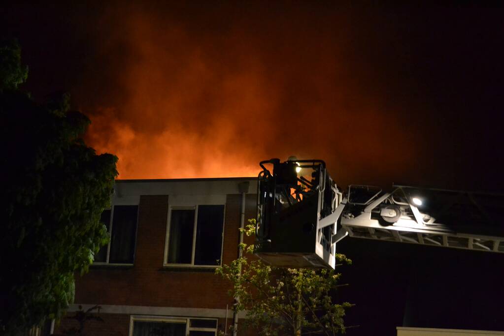 Uitslaande woningbrand
