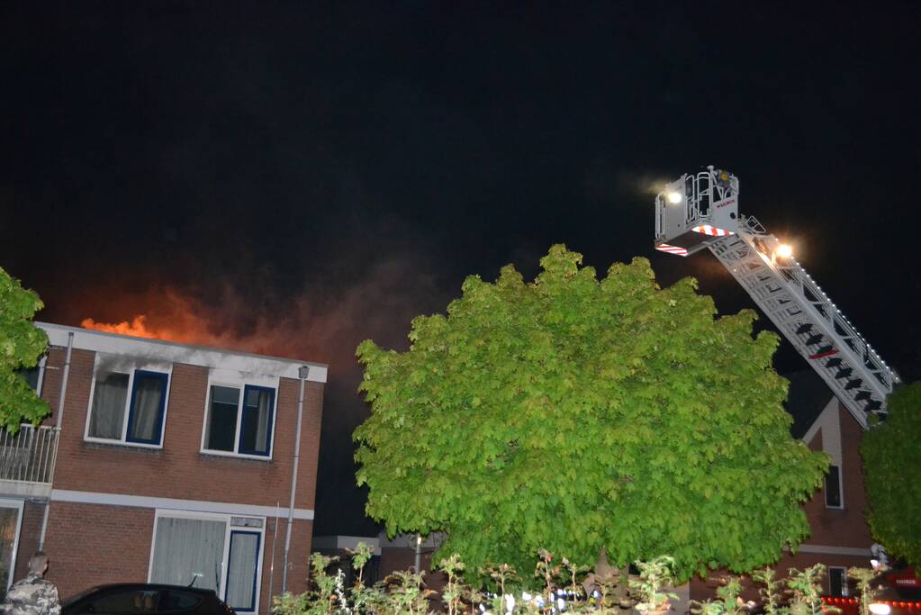 Uitslaande woningbrand