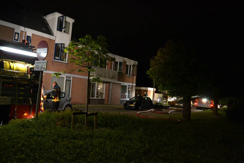 Uitslaande woningbrand
