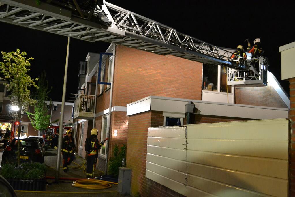 Uitslaande woningbrand